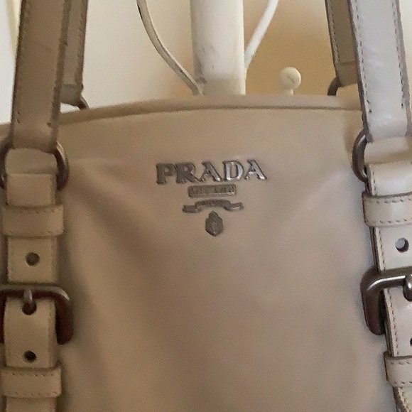 Well Loved Authentic Prada Napa Shoulder Bag 🌼🌼💛🤎🤎🤎 - Picture 4 of 16